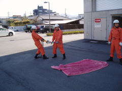 フロントウインチ取扱訓練