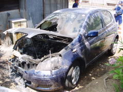 車両火災。「建物以外火災」